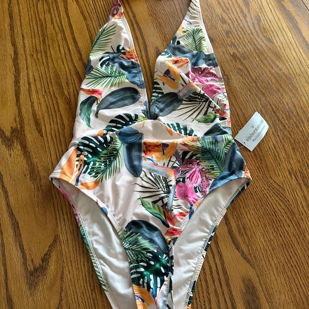 Envya One Piece Tropical NWT Bathing Suit